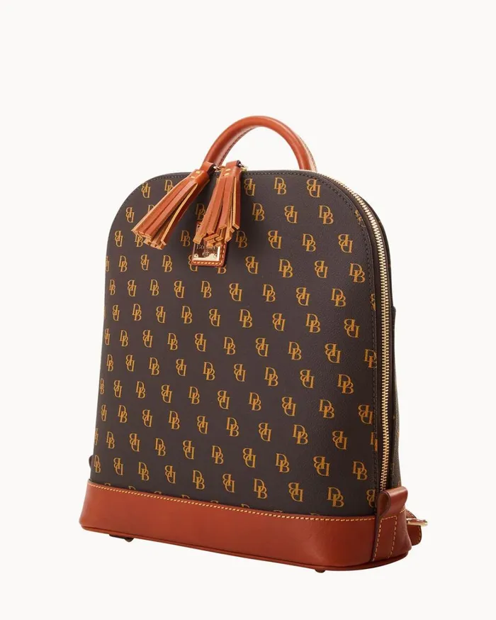 Gretta Domed Backpack Brown Tmoro Women Dooney and Bourke Backpacks Gretta Domed Backpack Brown Tmoro Women Dooney and Bourke Backpacks