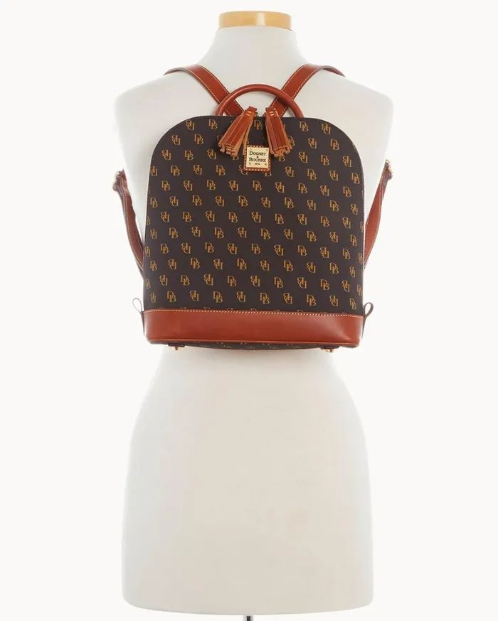 Gretta Domed Backpack Brown Tmoro Women Dooney and Bourke Backpacks Gretta Domed Backpack Brown Tmoro Women Dooney and Bourke Backpacks