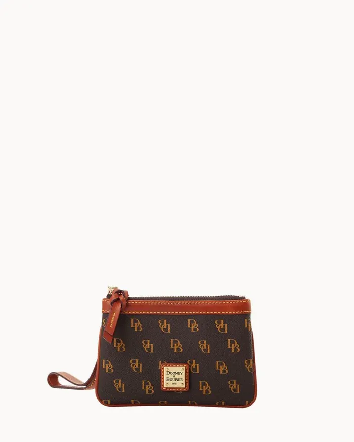 Gretta Medium Wristlet Brown Tmoro Women Dooney and Bourke Wallets
