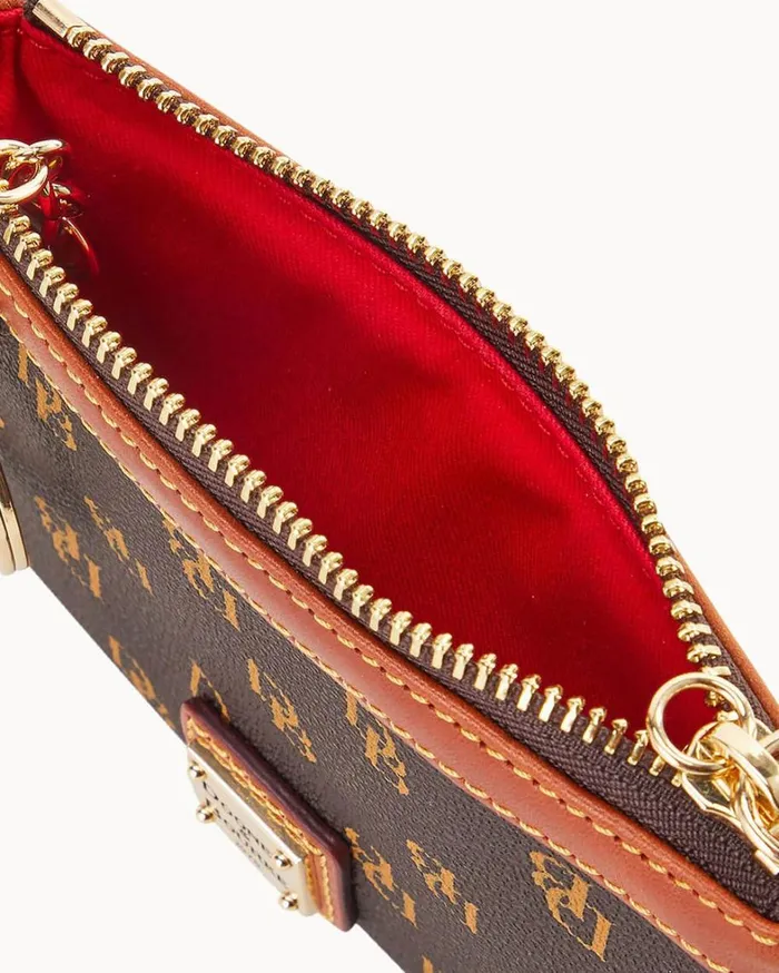 Gretta Medium Wristlet Brown Tmoro Women Dooney and Bourke Wallets Gretta Medium Wristlet Brown Tmoro Women Dooney and Bourke Wallets