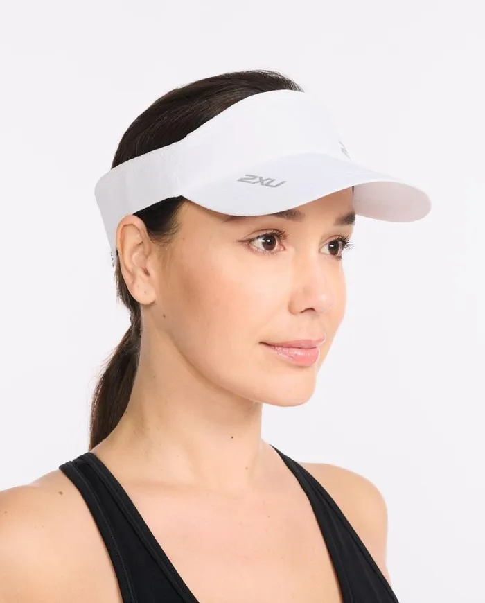 Hats Accessories 2XU Run Visor White