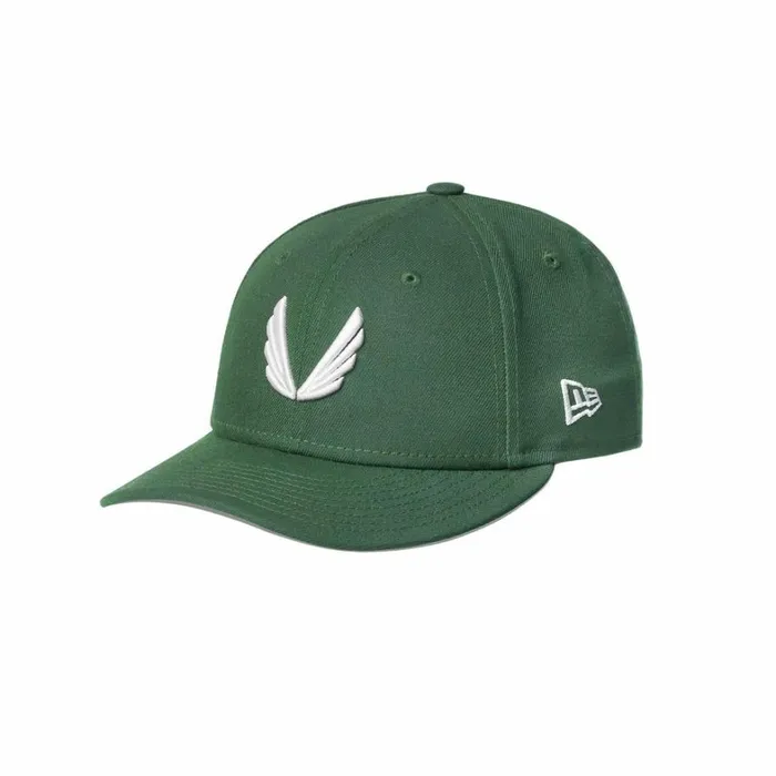 Hats and Headwear Men ASRV New Era 59Fifty Low Profile Hat Forest Greenwhite wings