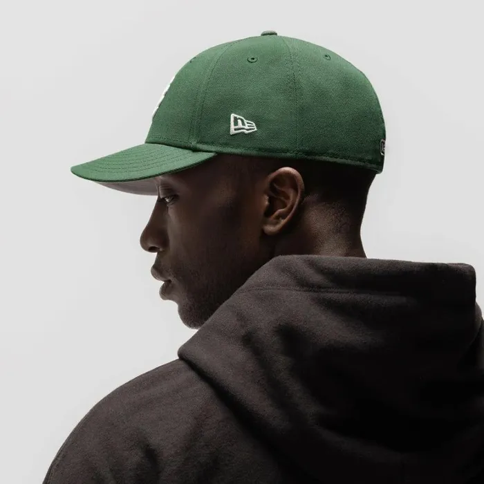Hats and Headwear Men ASRV New Era 59Fifty Low Profile Hat Forest Greenwhite wings