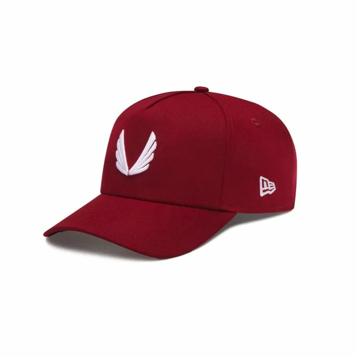 Hats and Headwear Men ASRV New Era 9Forty AFrame Hat Crimson Redwhite