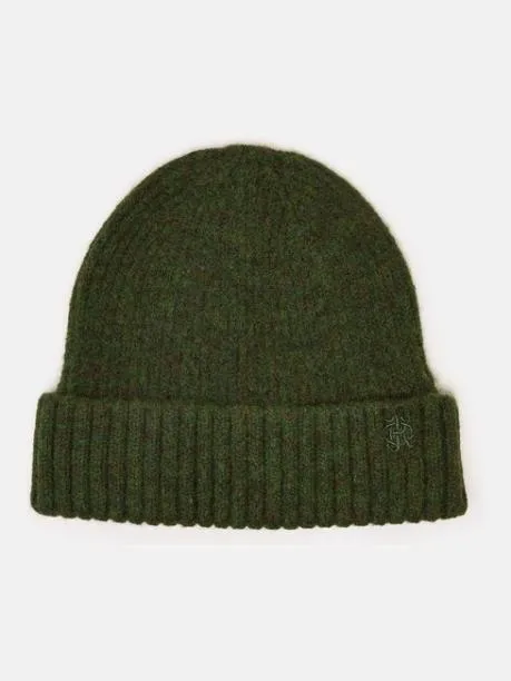 Hats Gloves and Scarves Men Joules Green Beanie Hat