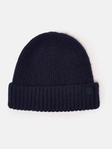 Hats Gloves and Scarves Men Joules Navy Beanie Hat