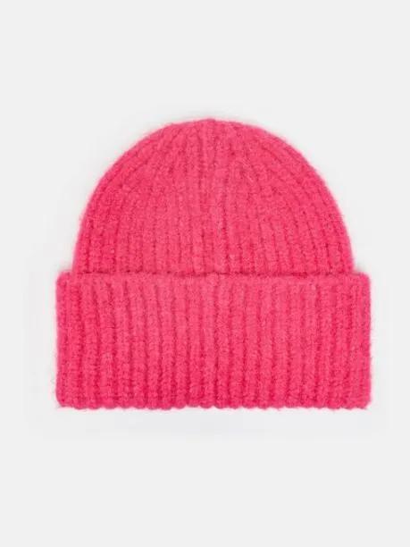 Hats Women Joules Bright Pink Beanie Hat