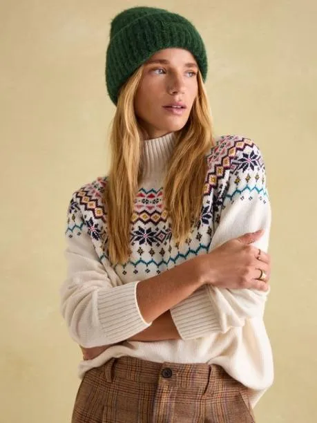 Hats Women Joules Green Beanie Hat