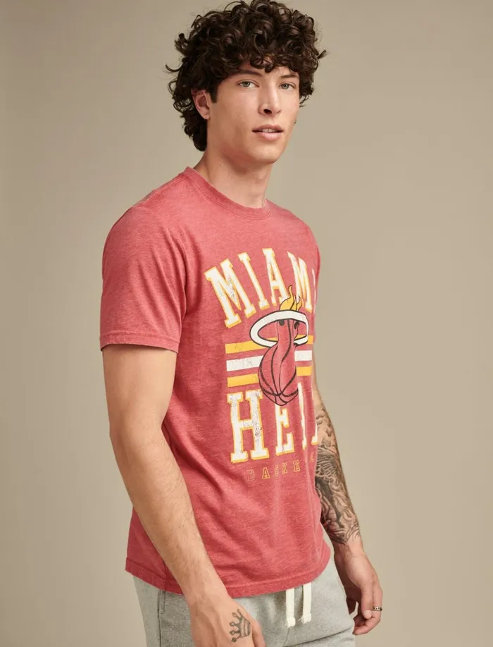 Heat Graphic Tee 636 Red Men Lucky Brand Graphic Tees