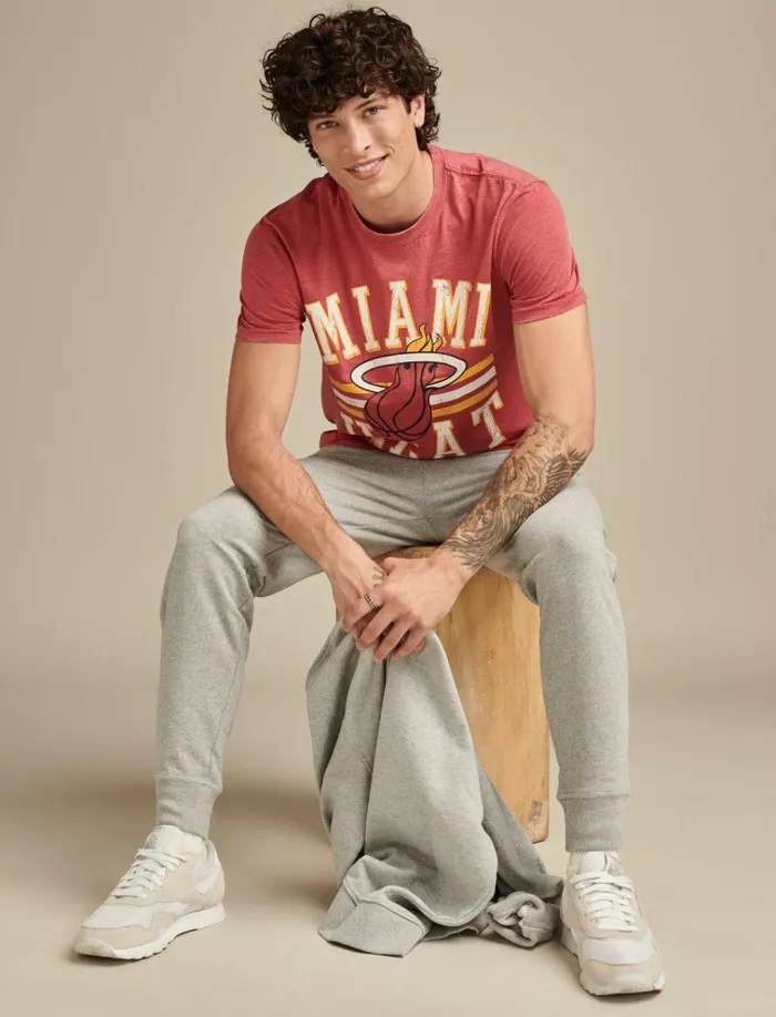 Heat Graphic Tee 636 Red Men Lucky Brand Graphic Tees