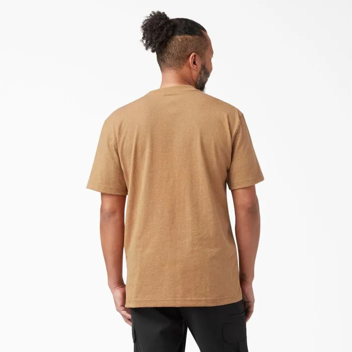 Heavyweight Heathered Short Sleeve Pocket TShirt Brown Duck Heather Brown Duck Heather bdh Men Dickies TShirts Heavyweight Heathered Short Sleeve Pocket TShirt Brown Duck Heather Brown Duck Heather bdh Men Dickies TShirts