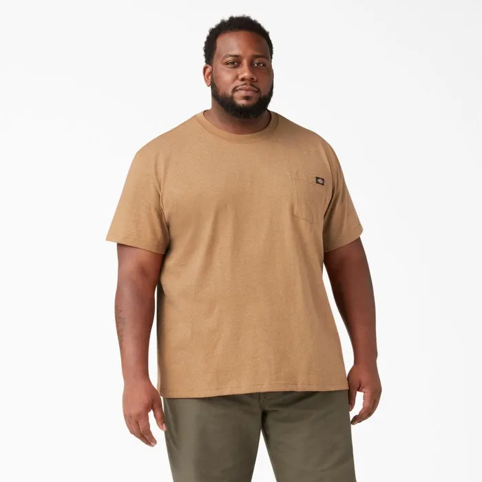 Heavyweight Heathered Short Sleeve Pocket TShirt Brown Duck Heather Brown Duck Heather bdh Men Dickies TShirts Heavyweight Heathered Short Sleeve Pocket TShirt Brown Duck Heather Brown Duck Heather bdh Men Dickies TShirts
