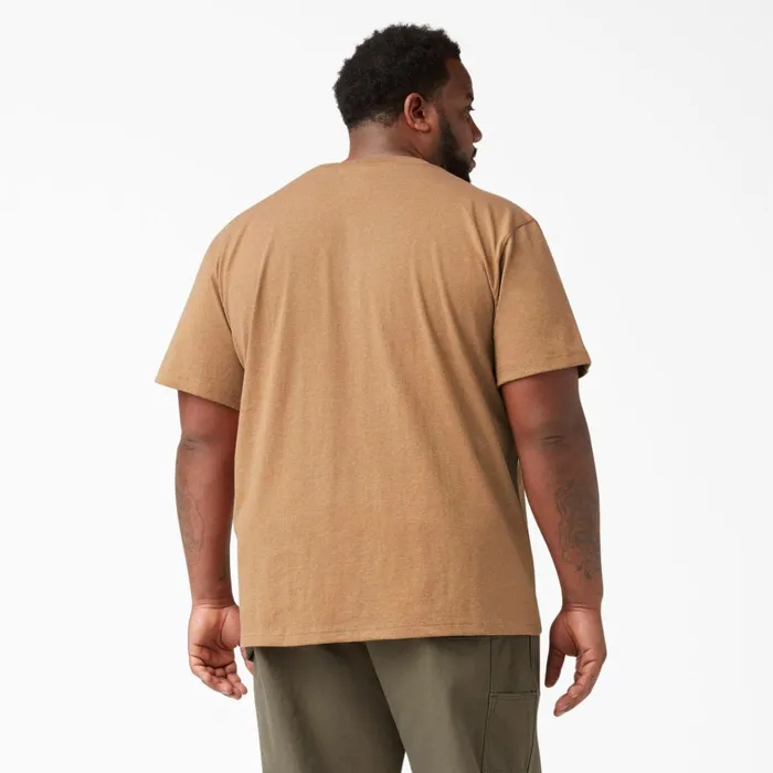 Heavyweight Heathered Short Sleeve Pocket TShirt Brown Duck Heather Brown Duck Heather bdh Men Dickies TShirts Heavyweight Heathered Short Sleeve Pocket TShirt Brown Duck Heather Brown Duck Heather bdh Men Dickies TShirts