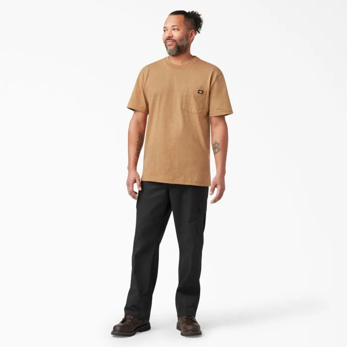 Heavyweight Heathered Short Sleeve Pocket TShirt Brown Duck Heather Brown Duck Heather bdh Men Dickies TShirts Heavyweight Heathered Short Sleeve Pocket TShirt Brown Duck Heather Brown Duck Heather bdh Men Dickies TShirts
