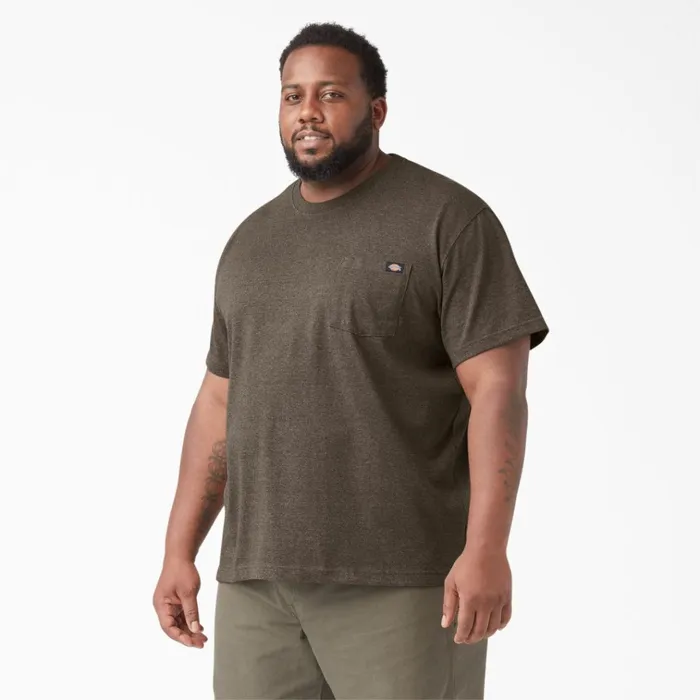 Heavyweight Heathered Short Sleeve Pocket TShirt Chocolate Heather Chocolate Heather cth Men Dickies TShirts Heavyweight Heathered Short Sleeve Pocket TShirt Chocolate Heather Chocolate Heather cth Men Dickies TShirts