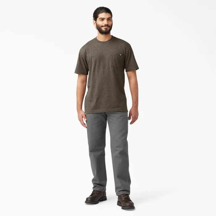 Heavyweight Heathered Short Sleeve Pocket TShirt Chocolate Heather Chocolate Heather cth Men Dickies TShirts Heavyweight Heathered Short Sleeve Pocket TShirt Chocolate Heather Chocolate Heather cth Men Dickies TShirts