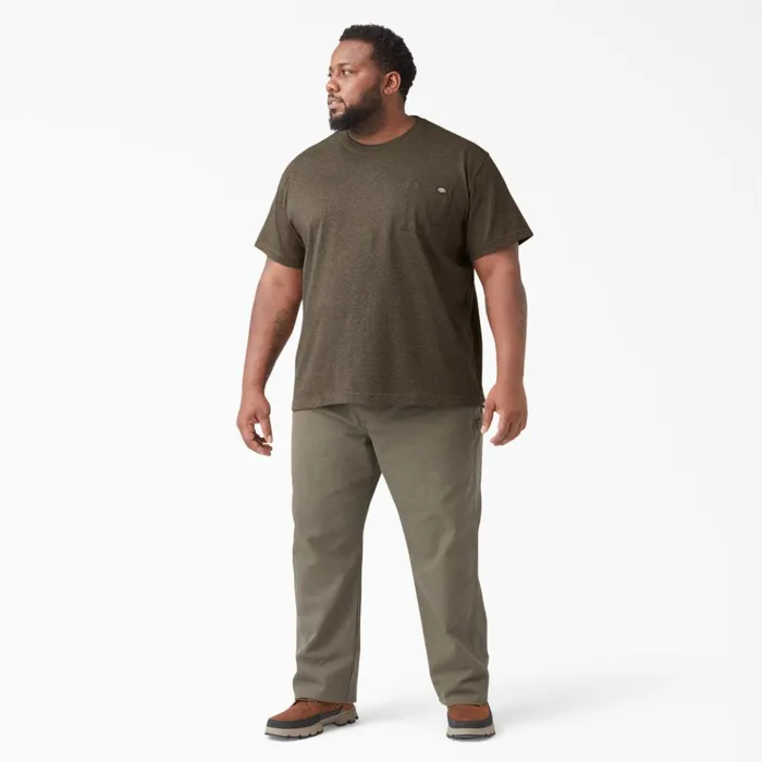Heavyweight Heathered Short Sleeve Pocket TShirt Chocolate Heather Chocolate Heather cth Men Dickies TShirts Heavyweight Heathered Short Sleeve Pocket TShirt Chocolate Heather Chocolate Heather cth Men Dickies TShirts