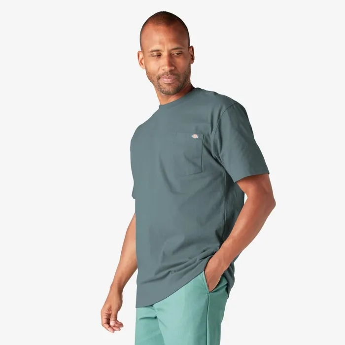 Heavyweight Short Sleeve Pocket TShirt Smoke Blue Smoke Blue bm Men Dickies Work Shirts Heavyweight Short Sleeve Pocket TShirt Smoke Blue Smoke Blue bm Men Dickies Work Shirts
