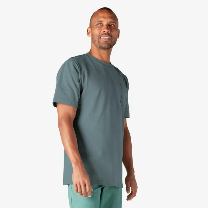 Heavyweight Short Sleeve Pocket TShirt Smoke Blue Smoke Blue bm Men Dickies Work Shirts Heavyweight Short Sleeve Pocket TShirt Smoke Blue Smoke Blue bm Men Dickies Work Shirts