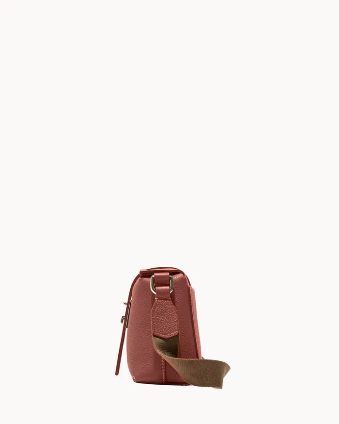 Henrys Mini Foldover Crossbody Chocolate Women Dooney and Bourke Crossbodies Henrys Mini Foldover Crossbody Chocolate Women Dooney and Bourke Crossbodies