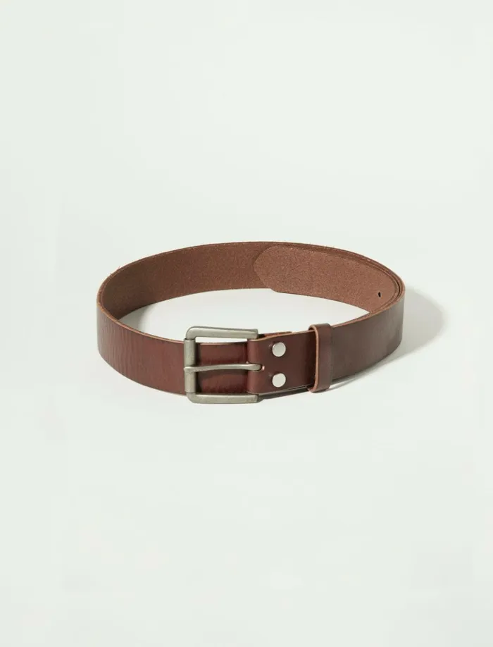 Highland Leather Belt Chocolate Men Lucky Brand Belts