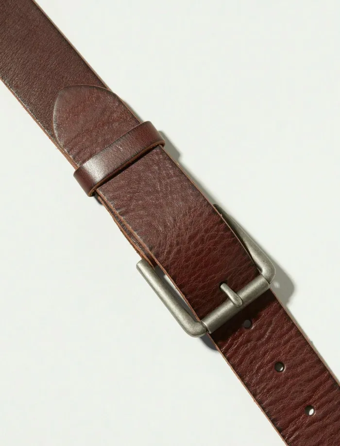 Highland Leather Belt Chocolate Men Lucky Brand Belts
