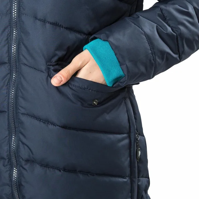 Homely Padded Jacket Navy Women Trespass Puffer Jackets