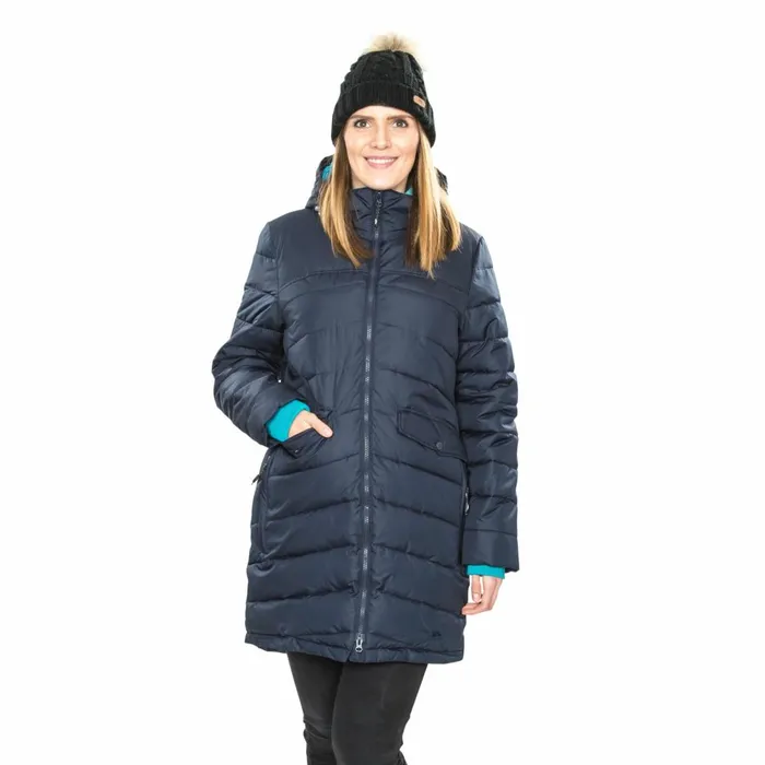 Homely Padded Jacket Navy Women Trespass Puffer Jackets