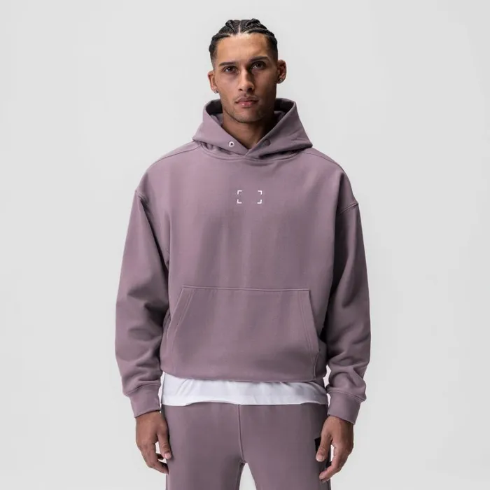 Hoodies and Sweatshirts Men ASRV TechTerry Hoodie Moonscape 034space Bracket034