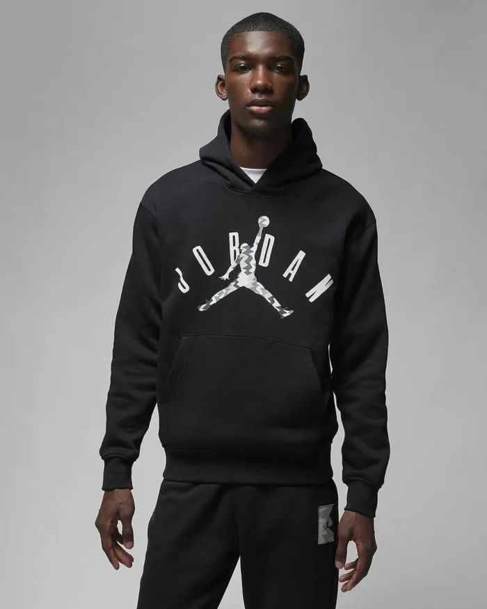 Hoodies And Sweatshirts Men Nike Jordan Flight MVP Black