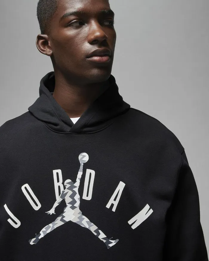 Hoodies And Sweatshirts Men Nike Jordan Flight MVP Black