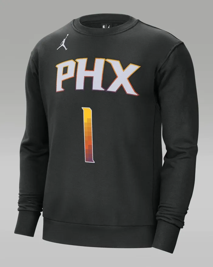 Hoodies And Sweatshirts Men Nike Phoenix Suns Courtside Statement Edition Black