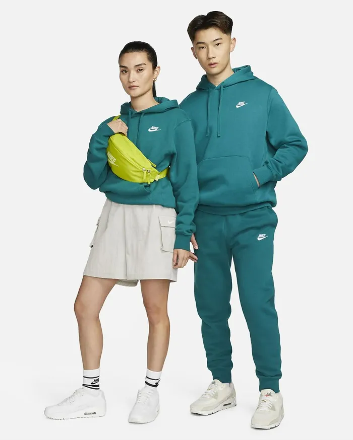 Hoodies And Sweatshirts Men Nike Sportswear Club Fleece Geode Tealgeode Tealwhite