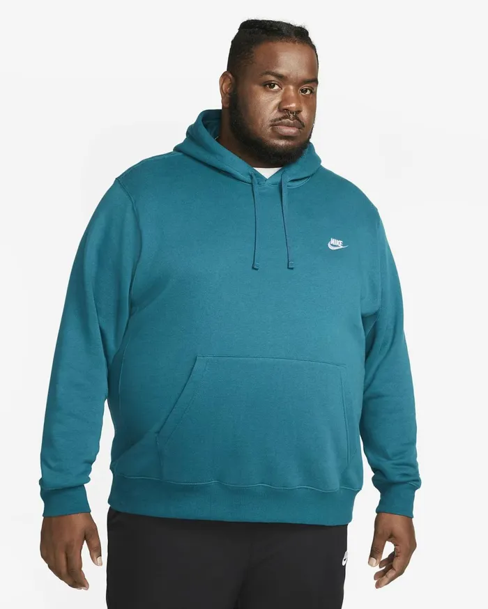 Hoodies And Sweatshirts Men Nike Sportswear Club Fleece Geode Tealgeode Tealwhite