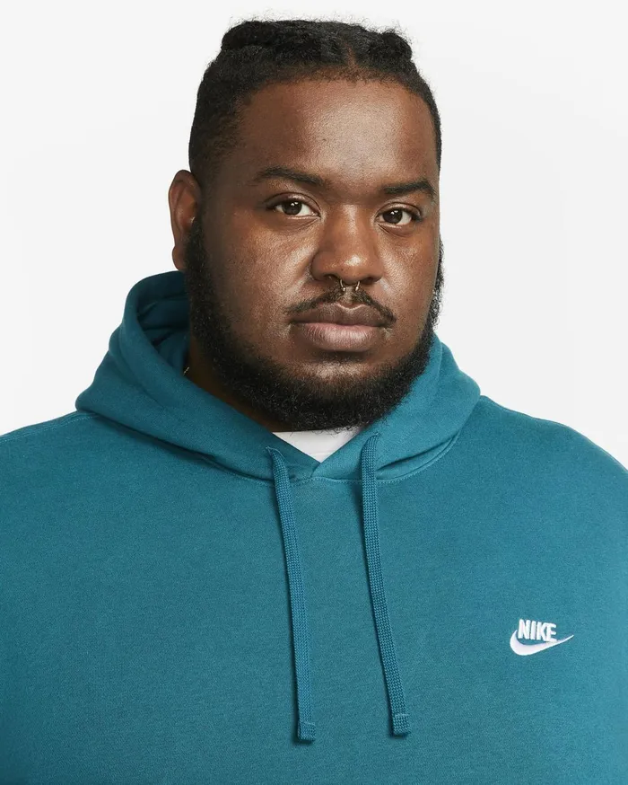Hoodies And Sweatshirts Men Nike Sportswear Club Fleece Geode Tealgeode Tealwhite