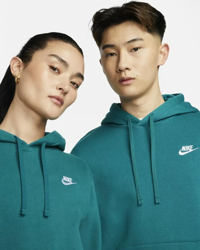 Hoodies And Sweatshirts Men Nike Sportswear Club Fleece Geode Tealgeode Tealwhite