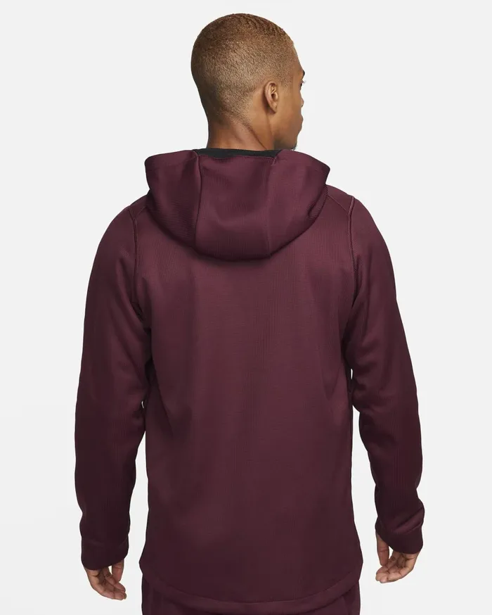 Hoodies And Sweatshirts Men Nike Therma Sphere Night Marooncedarblack
