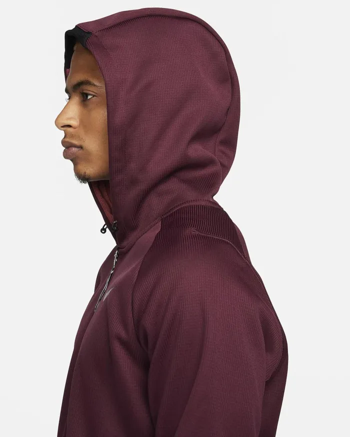 Hoodies And Sweatshirts Men Nike Therma Sphere Night Marooncedarblack