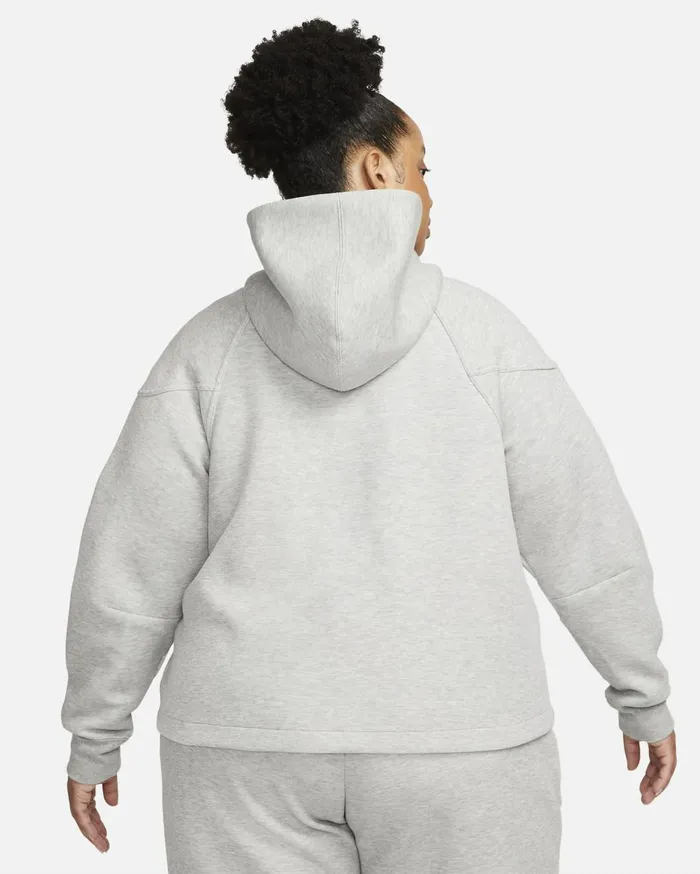 Hoodies And Sweatshirts Women Nike Sportswear Tech Fleece Windrunner Dark Grey Heatherblack