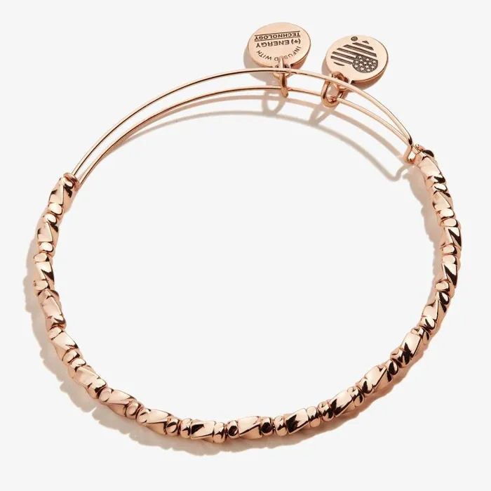 Iconic Women Alex And Ani Majesty Metal Beaded Bangle Silver