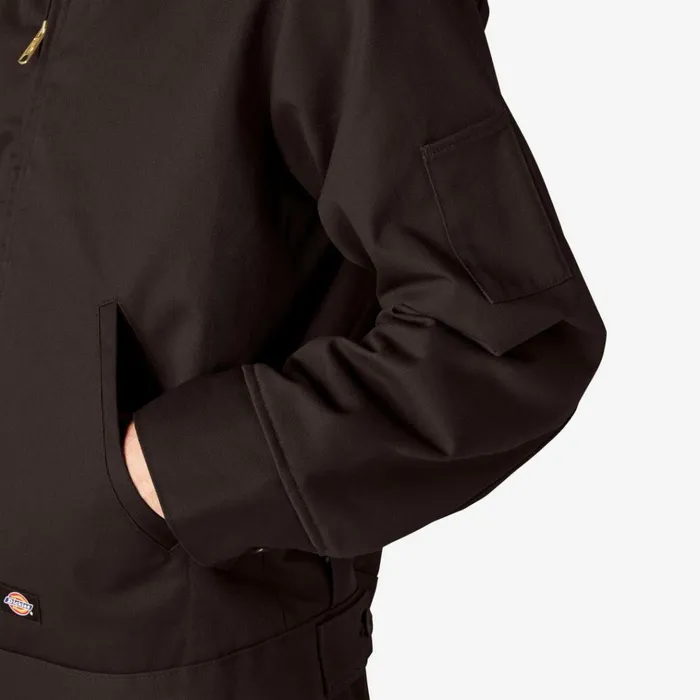 Insulated Eisenhower Jacket Dark Brown Dark Brown db Men Dickies Outerwear