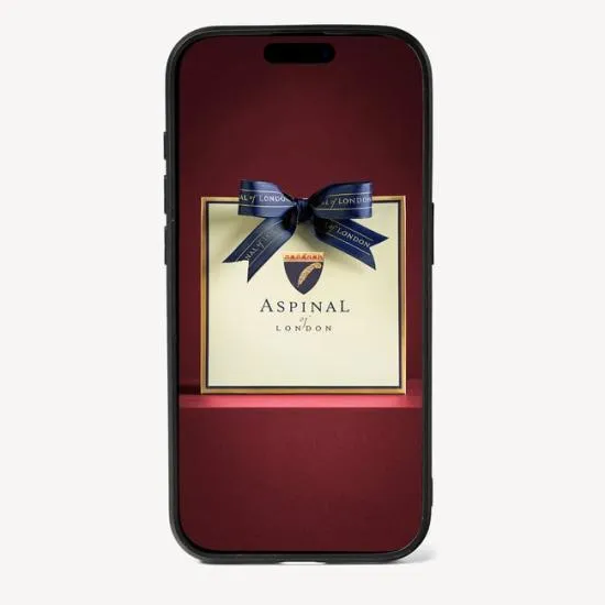 IPhone 15 Pro Max Case Navy Pebble Men Aspinal Of London Business Essentials