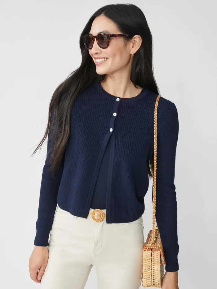JMclaughlin Aleesha Cardigan Navy Women Sweaters