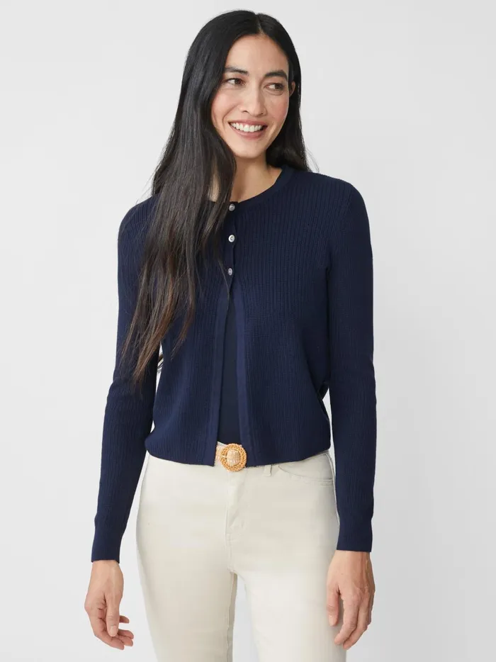 JMclaughlin Aleesha Cardigan Navy Women Sweaters