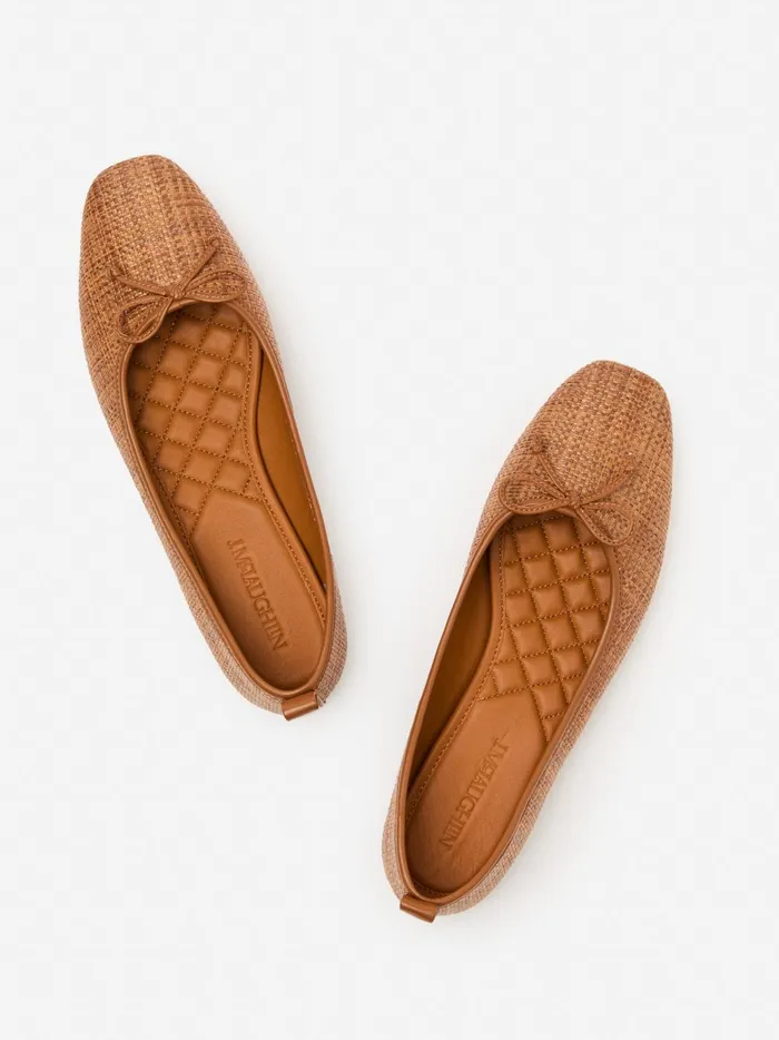 JMclaughlin Anastasia Flats Cuoio Women Flats