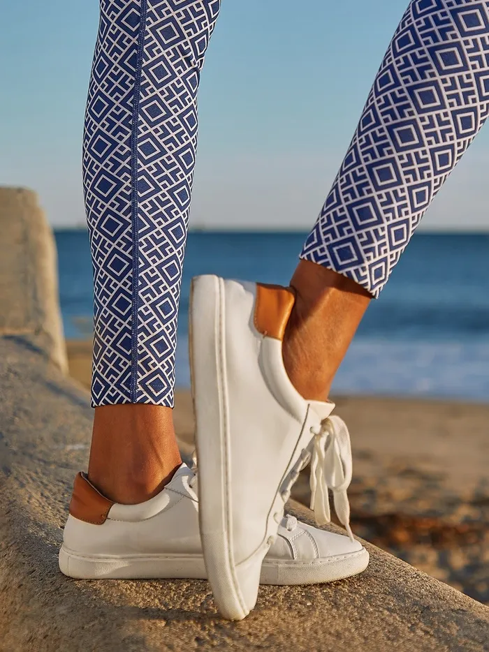 JMclaughlin Angelique Leather Sneakers White Women Sneakers