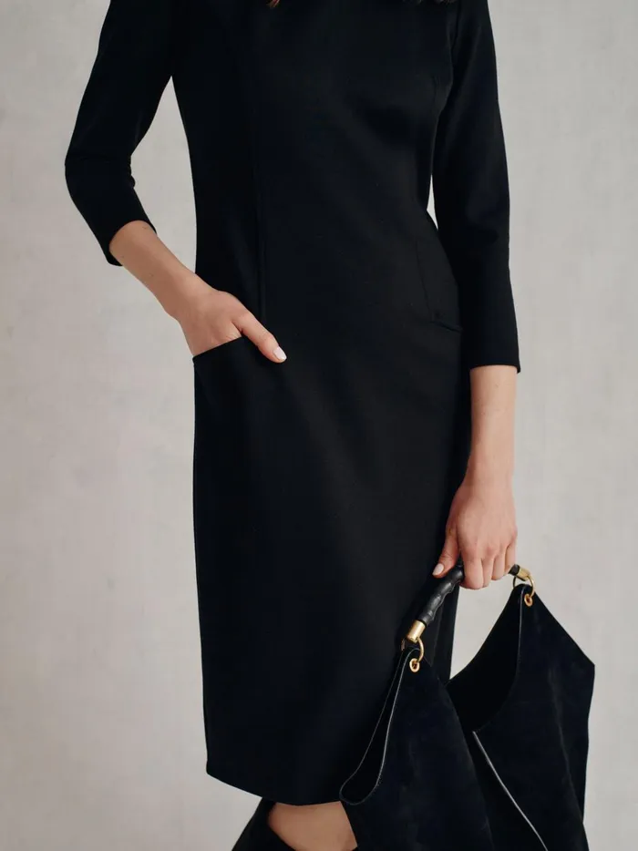 JMclaughlin Catalyst Dress Black Women Dresses