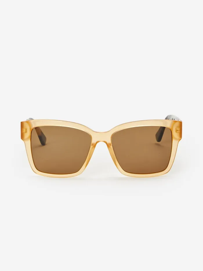 JMclaughlin Gricie Sunglasses Dark Honeytortoise Women Eyewear