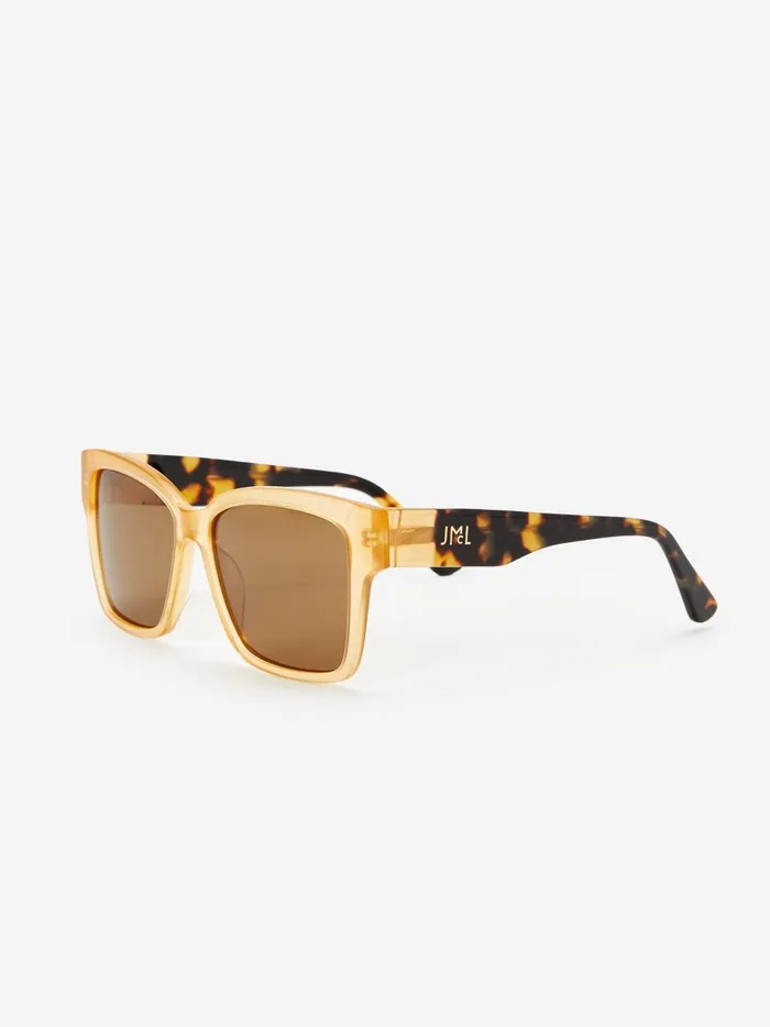 JMclaughlin Gricie Sunglasses Dark Honeytortoise Women Eyewear