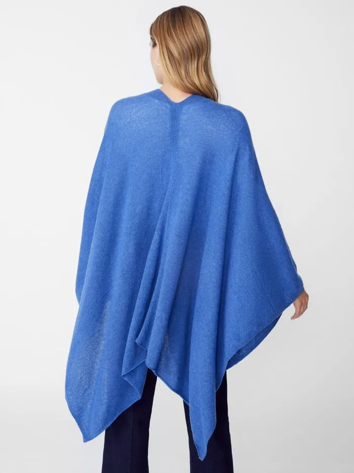 JMclaughlin Rossi Cashmere Wrap Blue Women Sweaters